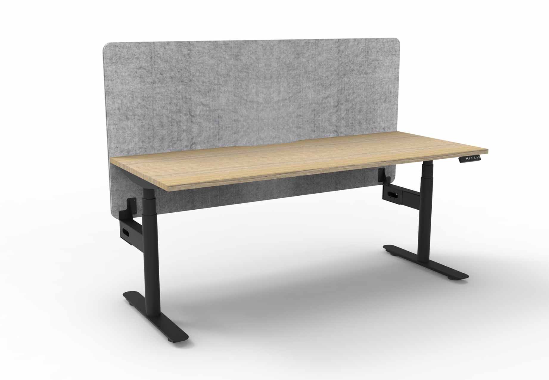 Halo+ Sit-Stand Single Sided Workstation - with Eco Screen